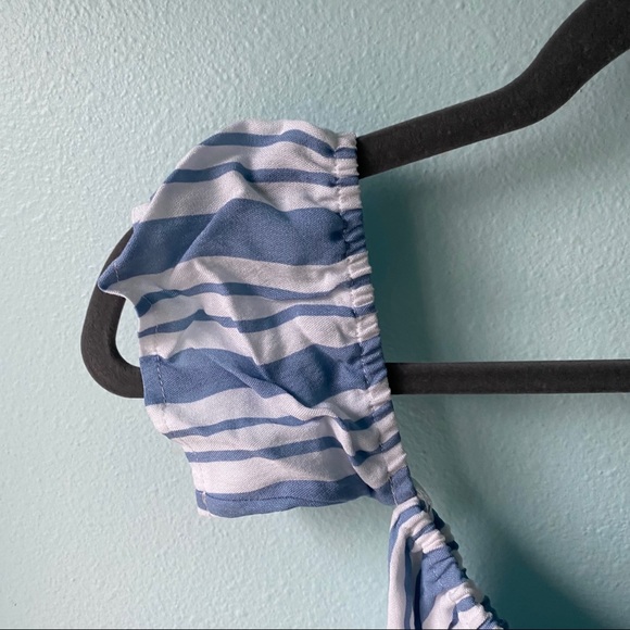 NWT Urban Outfitters Blue & White Romper Playsuit - Picture 4 of 9